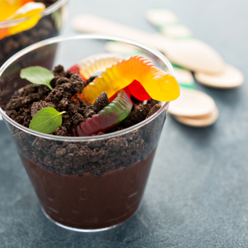 Jelly worms in mud